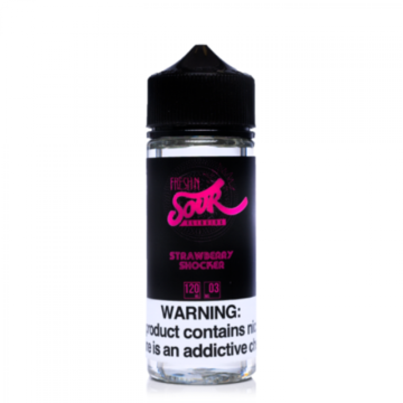 Fresh N Sour, Strawberry Shocker, 120ml