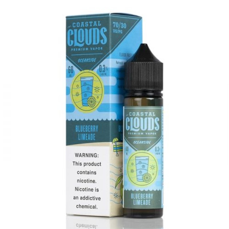 Coastal Clouds, Blueberry Limeade, 60ml