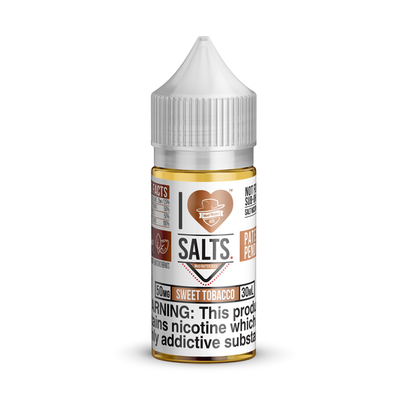 I Love Salts, Sweet Tobacco, 30ml