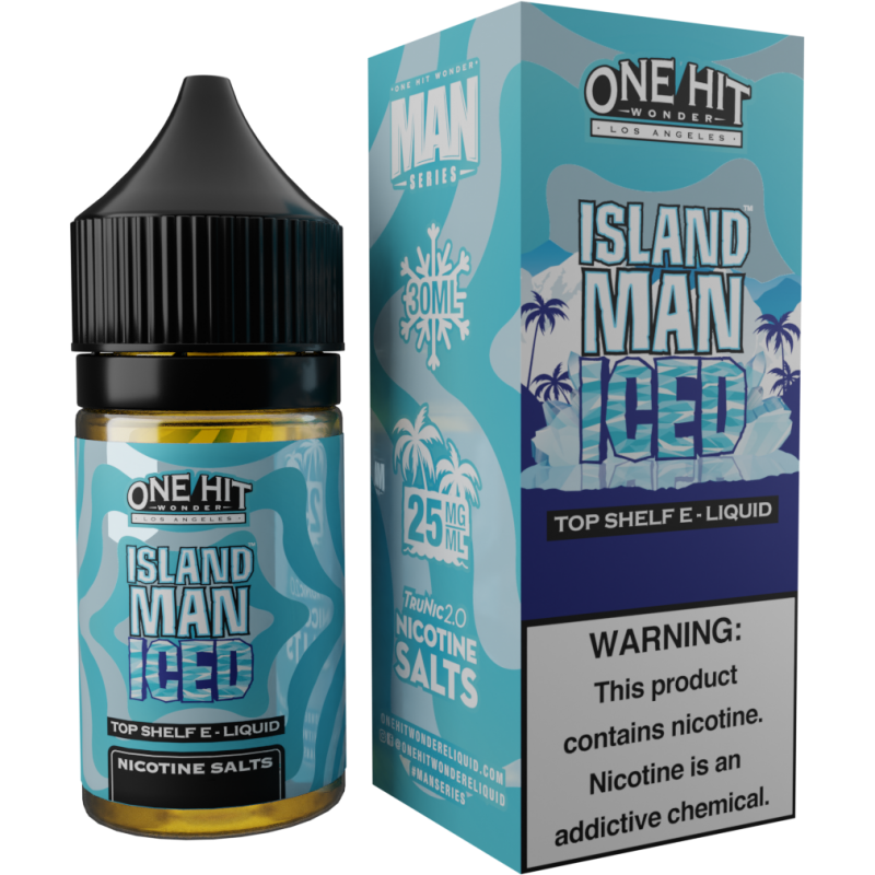 One Hit Wonder Salts, Island Man Iced, 30mL